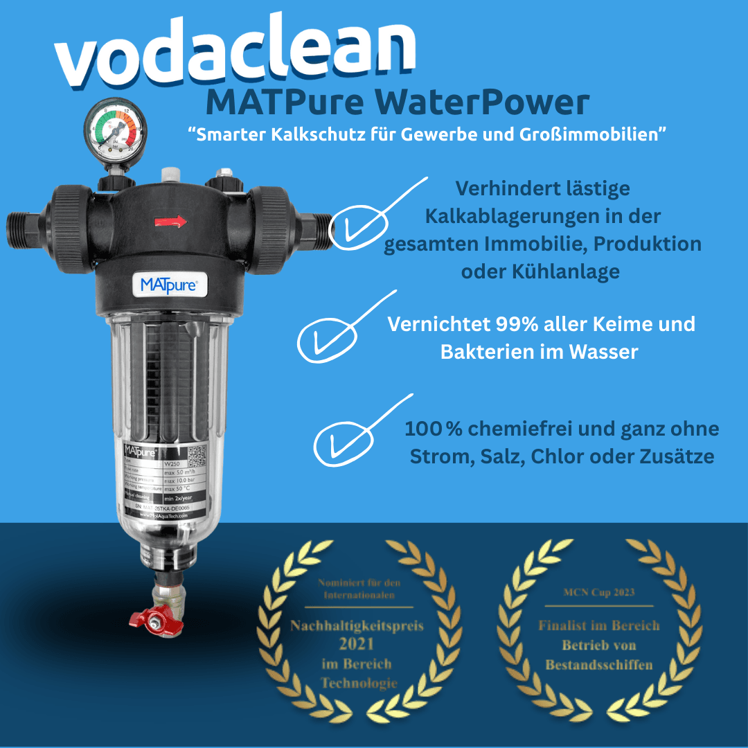 Kalkschutz für Gewerbeimmobilien ohne Wartung