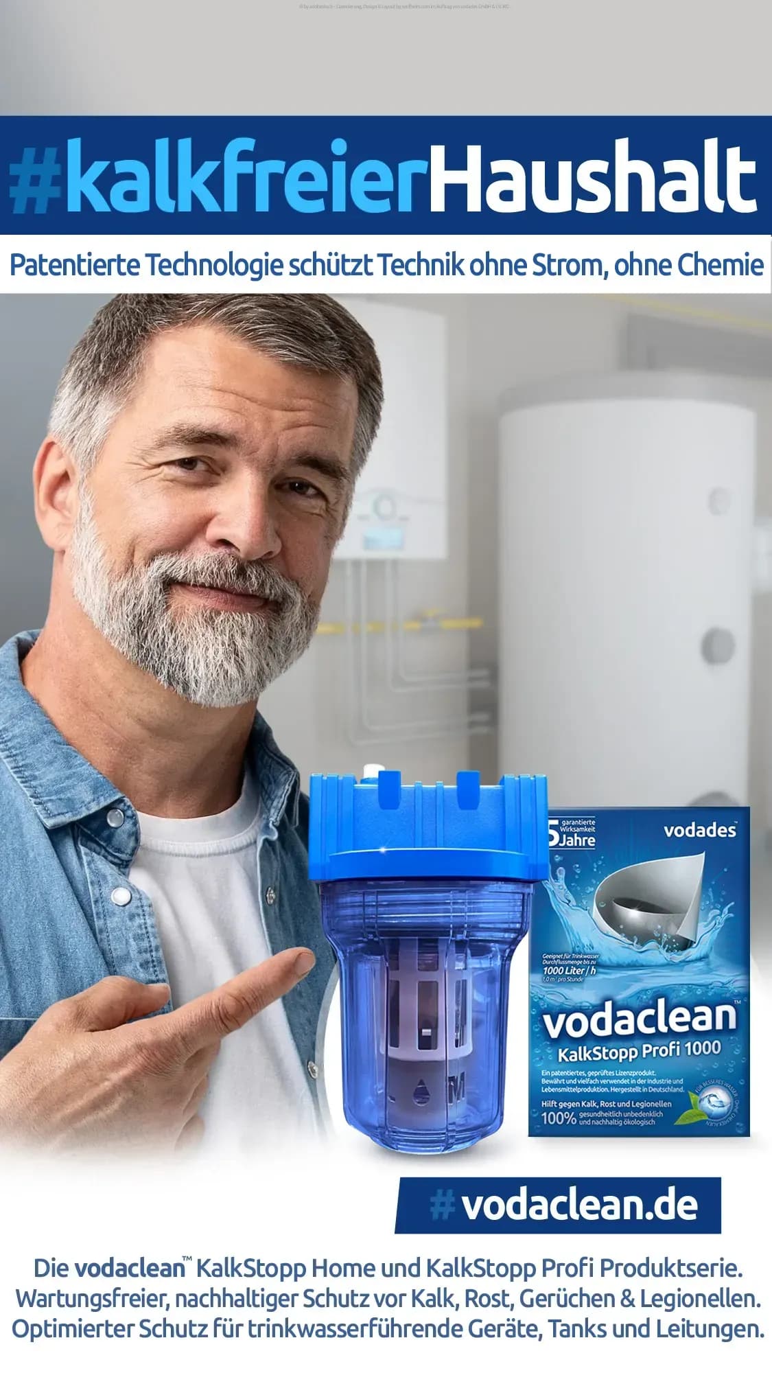 Wie verhindert man Kalk im Trinkwasser?