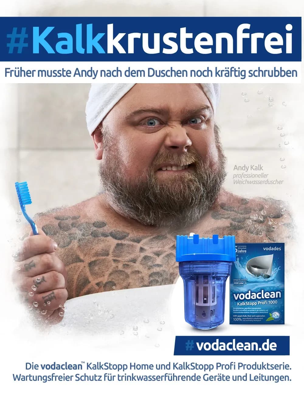 Was hilft gegen Kalk in der Dusche?